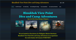 Desktop Screenshot of binukbokviewpointresort.com